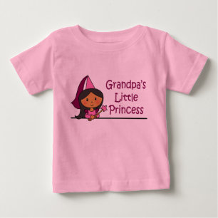 T-shirt Pour Bébé La petite princesse du grand-papa