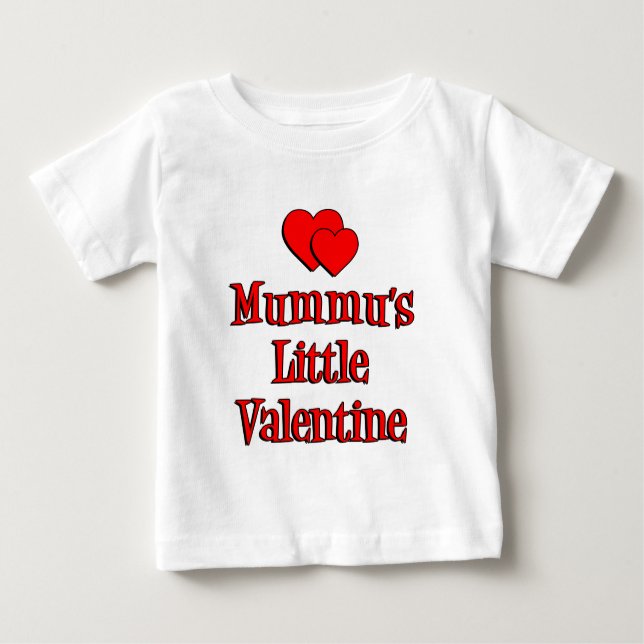 T-shirt Pour Bébé La petite Saint-Valentin de Mummu (Devant)
