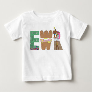 T-shirt Pour Bébé La pièce en t NEWARK, NJ (EWR) du bébé