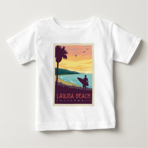 T-shirt Pour Bébé La plage de Laguna   La plage de Laguna