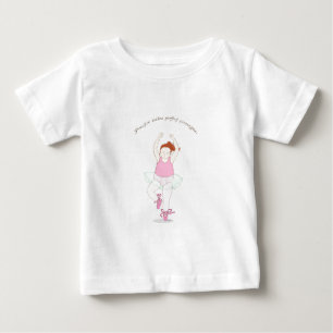 T-shirt Pour Bébé La Pratique Fait Des Pirouettes Parfaites