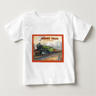 T-shirt Pour Bébé La publicité vintage, ensembles de train de Hornby