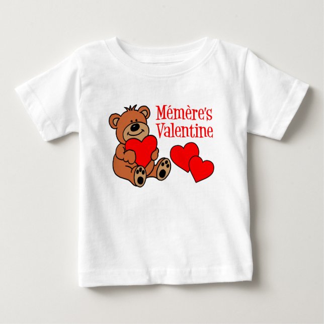T-shirt Pour Bébé La Saint-Valentin de Memere (Devant)