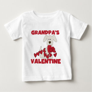 T-shirt Pour Bébé La Saint Valentin de papy