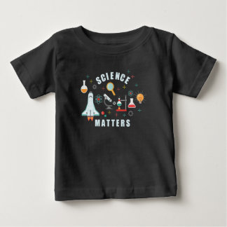 T-shirt Pour Bébé La science, ça compte