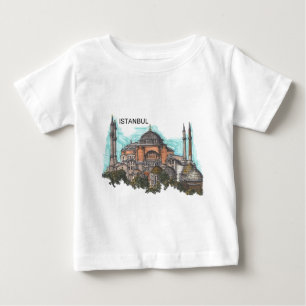 T-shirt Pour Bébé La Turquie Istanbul Hagia Sophia (par St.K)