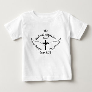 T-shirt Pour Bébé La Vérité Vous Libérera Jean 8:32