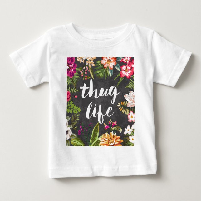 T-shirt Pour Bébé La vie de voyou (Devant)