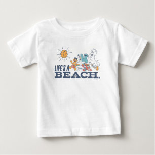 T-shirt Pour Bébé La vie est une plage
