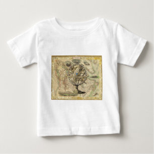 T-shirt Pour Bébé La vieille Amérique britannique Explorez la carte 