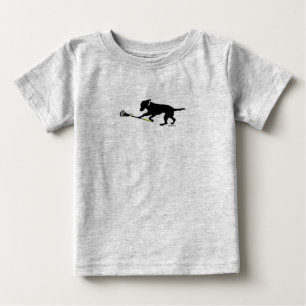 T-shirt Pour Bébé Laboratoire noir jouant le T-shirt de bébé de