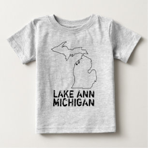 T-shirt Pour Bébé Lac Ann Michigan