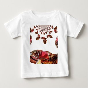T-shirt Pour Bébé L'Afrique en mouvement : Carte Kaleidoscope