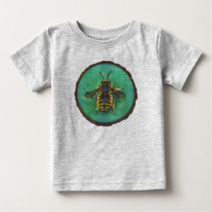 T-shirt Pour Bébé Laine Carder Bee