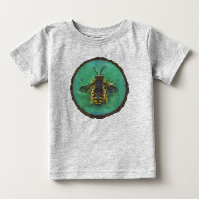T-shirt Pour Bébé Laine Carder Bee (Devant)