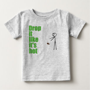 T-shirt Pour Bébé Laisse tomber comme il fait chaud