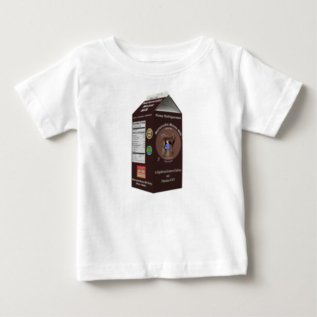 T-shirt Pour Bébé Lait d'orignal Matanuska (Devant)