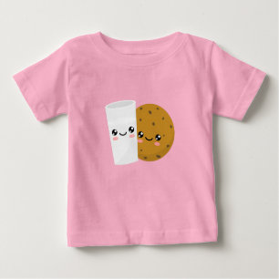 T-shirt Pour Bébé Lait et biscuit