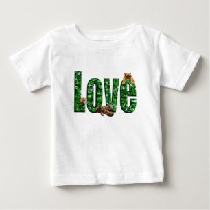 T-shirt Pour Bébé L'amour dans chaque sac : les chatons Jouer sur l'