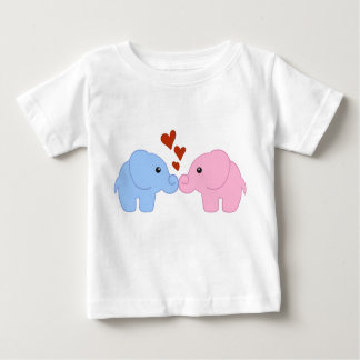 T-shirt Pour Bébé L'amour de l'éléphant