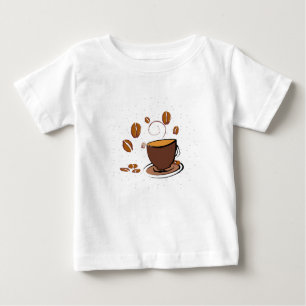 T-shirt Pour Bébé L'amour du café