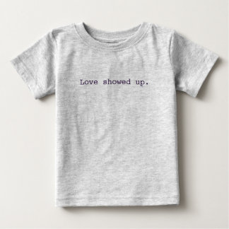 T-shirt Pour Bébé L'amour est apparu Baby Romper