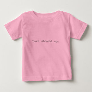 T-shirt Pour Bébé L'amour est apparu Baby Romper avec Tutu