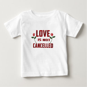 T-shirt Pour Bébé L'amour n'est pas annulé bébé