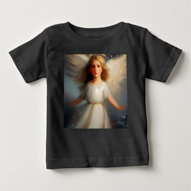 T-shirt Pour Bébé L'ange de Noël 2 (Devant)