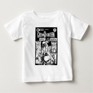T-shirt Pour Bébé Lanterne verte - Bande dessinée verte, noir et bla