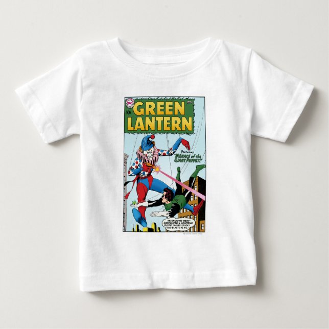 T-shirt Pour Bébé Lanterne verte contre clown (Devant)