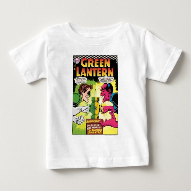 T-shirt Pour Bébé Lanterne verte contre Sinestro (Devant)
