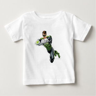 T-shirt Pour Bébé Lanterne verte - Entièrement courbée, les deux bra