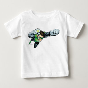T-shirt Pour Bébé Lanterne Verte - Entièrement Rendu, Volant À Droit