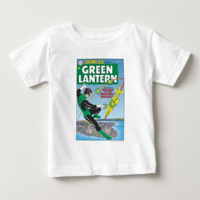 T-shirt Pour Bébé Lanterne Verte - missile Runaway (Devant)