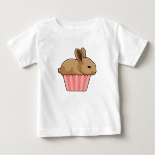 T-shirt Pour Bébé Lapin avec muffin
