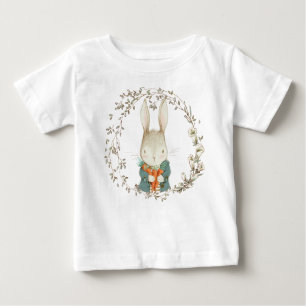 T-shirt Pour Bébé Lapin Bébé Lapin Avec Carottes