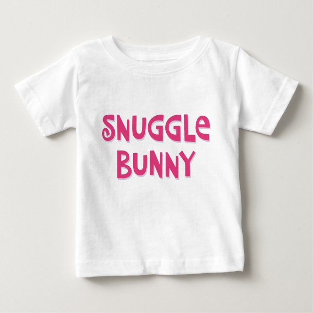 T-shirt Pour Bébé Lapin de câlin (Devant)