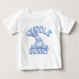 T-shirt Pour Bébé Lapin de caresse - bleu