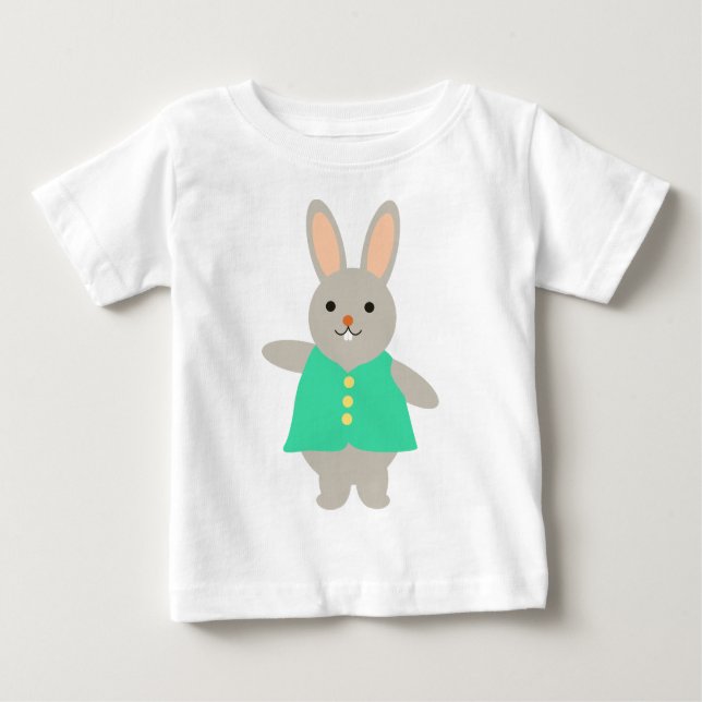 T-shirt Pour Bébé Lapin de Gloria (Devant)