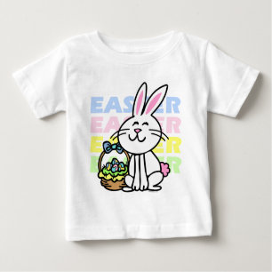 T-shirt Pour Bébé Lapin de Pâques mignon