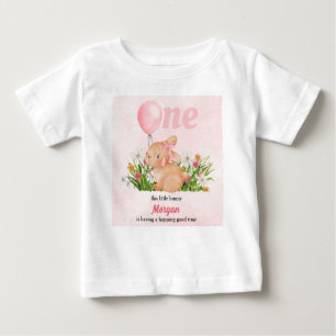 T-shirt Pour Bébé Lapin Mignon Fête Son Premier Anniversaire Fête de