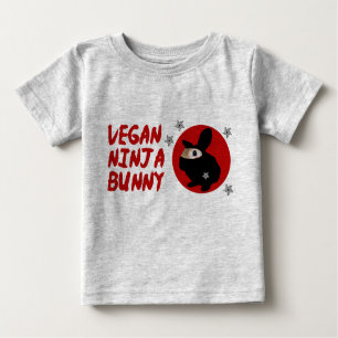T-shirt Pour Bébé Lapin végétalien de Ninja