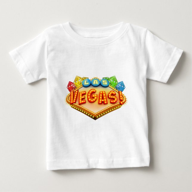 T-shirt Pour Bébé las vegas (Devant)