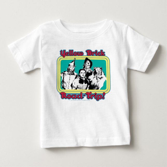 T-shirt Pour Bébé L'Assistant D'Oz™ | Route en brique jaune! (Devant)