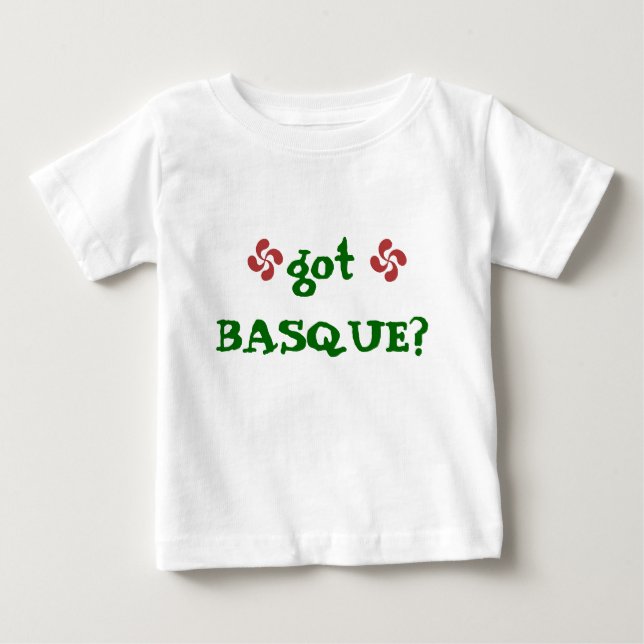 T-shirt Pour Bébé lauburu, lauburu, tu as BASQUE ? (Devant)