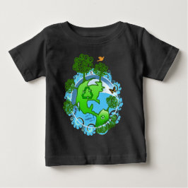 T-shirt Pour Bébé Lauréat du prix TBA Un recyclage mondial