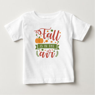 T-shirt Pour Bébé L'automne est dans l'air
