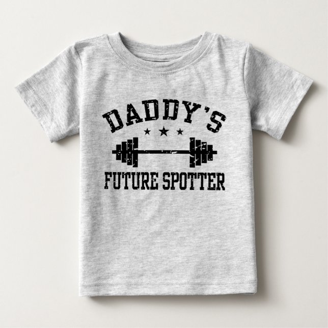 T-shirt Pour Bébé L'Avenir de papa (Devant)