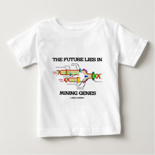 T-shirt Pour Bébé L'avenir se situe dans des gènes d'exploitation